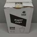 GUSTO White Paper Cups [16 oz - 200 Count] Disposable Coffee Cup for Hot Drinks  Sturdy & Eco-Friendly  Paper Cups for Tea, Cocoa & More  Formerly Comfy Package