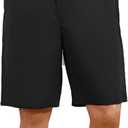 U2SKIIN Mens 100% Cotton Short Pajama Pants Lightweight Cool Sleep Pj Comfy Lounge Bottoms with Pockets and Button Fly (Black, M)