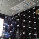 12'' Rain Shower Head Combo, High Pressure Rainfall Shower Head with 16'' Flexible Adjustment of Height/Angle Upgraded Extension Arm and 5 Setting Spray Handheld Shower Head, Anti-leak (Chrome)