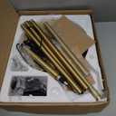 JOOFO Floor Lamp,30W/2400LM Sky LED Modern Torchiere 3 Color Temperatures Super Bright Floor Lamps-Tall Standing Pole Light with Remote & Touch Control for Living Room,Bed Room,Office (Brushed Gold)