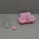 Paint Brush Cleaner, Upgraded Water Cycle Watercolor Rinser Dispenser with Holder and Palette, Washing My Brushes, Cleaning System for Acrylic,Watercolor,Painting Art Supplies for Adults Students (Pink)