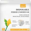 uNeat Disposable Period Underwear for Women, Teens and Girls, Unscented, Ultra-Thin and Leakproof Overnight Period Panties for Adult and Tweens (Size S/M, 5 Ct)