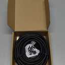 Cat 8 Ethernet Cable, 25ft Heavy Duty High Speed Internet Network Cable, Professional LAN Cable, 26AWG, 2000Mhz 40Gbps with Gold Plated RJ45 Connector, Shielded in Wall, Indoor&Outdoor