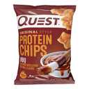 Quest Nutrition BBQ Protein Chips, 19g Protein, 4g Net Carb, Gluten Free, 1.1 oz (Pack of 12) (EXP 08/05/26)