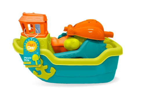 Sunday Pirate Ship Beach Toy Set 