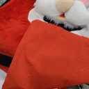 JOYIN 5 Pieces Christmas Theme Bathroom Decoration Set w/Toilet Seat Cover, Rugs, Tank Cover, Toilet Paper Box Cover and Santa Towel for Xmas Indoor Décor, Party Favors (Santa)