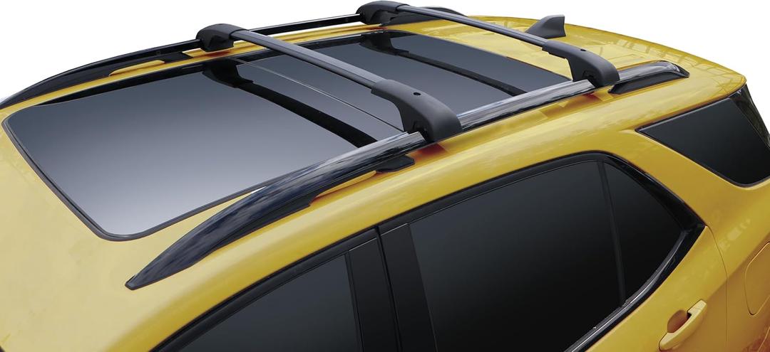 BrightLines Customized Crossbars Roof Racks Compatible with Chevy Traverse 2022 2023 2024 2025 2026 and GMC Acadia 2024 2025 2026 for Kayak Luggage ski Bike Carrier