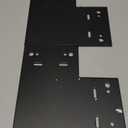 Ozco Building Products 56614 Flush Outside 90-degree Plate Connector (2 per Pack),Black