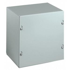 Wiegmann Captive Screws Electrical Enclosures, 8 in H, 6 in D, 8 in W, 1, Steel SC080806NK - 1 Each