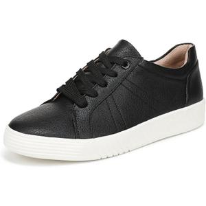 Naturalizer Soul Womens Neela Comfortable Fashion Casual Lace Up Sneakers Black 5.5 M