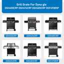 Uniflasy Cast Iron Cooking Grates for Dynaglo 4 Burner DGH450CRP DGH450CRP-D DGF493BNP, 5 Burner DGH474CRP DGH485CRP, Dyna-glo Grill Grate Replacement Part, 70-01-911 70-02-614 Grill Grate