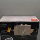 GLOBE Electric 63357 2-Light Semi-Flush Mount Ceiling Light, Brushed Nickel, Chrome Accents, Frosted Glass Shade, Lighting for Kitchen, Bathroom, Bedroom, or Dining Room, Home Decor