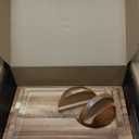 SMIRLY Wood Cutting Boards For Kitchen Meal Prep & Serving, Bamboo Cutting Board Set, Charcuterie Chopping Boards and Wooden Cutting Boards for Kitchen (3 Pack With Holder)