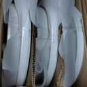 MALACASA 24 Pieces Porcelain Dinnerware Set, Modern White Dish Set for 6, Premium Serving Plates and Bowls Sets, Chip and Scratch Resistant Dishware Sets Kitchen Dishes Dining Ware Set, Series LEAH