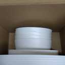 EI 12pcs White Wheat Straw Plates,Wheat Straw Dinnerware Set,Plates and Bowls Sets,Unbreakable Plastic Plate,Plastic Plates Reusable,Dinner Plates Set of 4,Plastic Dishes Set