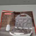 Car Waffle Maker for Kids, Halloween & Christmas Mini Waffle Maker, 8 Fun Vehicle Shaped Mini Pancake Maker, Non Stick Surface, Excellent Gift, White