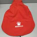 IREENUO Dog Raincoat, 100% Waterproof Dog Warm Jacket for Fall Winter, Rainproof Coat with Adjustable & Reflective Stripes for Medium Large Dogs (XL, Red)