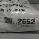 Irishom Garment Clothes Cover Protector Hanging Garment Storage Bag Translucent Dustproof Waterproof Hanging Storage Bag for Wardrobe with Full Zipper