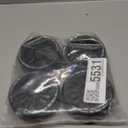 1/8 RC On Road Car Tires and Wheels Rims 17mm Hex 103mm Rubber Rally Tyres for 1:8 Scale RC On-Road Racing Car HPI WR8 HSP Hobao ARRMA Redcat Losi Kyosho VRX RC Rally Drift Car 4PCS (Black A)