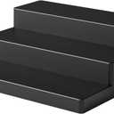 Yieach Cologne Perfume Organizer for Men,3 Tier Cologne Display Shelf & Fragrance Rack,Black Cupcake Stand and Display Risers for Action Figure,Funko Pop Display,Collectibles,Makeup,Perfume Shelf,1Pcs