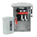 2P 30Amp 110/240V 2 Wire Fusible Heavy Duty Safety SwitchesAc Disconnect Switches BoxQuick Disconnect Safety SwitchEquipped with fuses