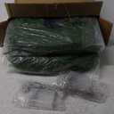 Waipfaru 2Pcs 9ft Artificial Norfolk Pine Garlands Realistic Christmas Garland with Lights Faux Winter Pine Greenery for Mantle,Table, Wall,Indoor,Outdoor Winter Christmas Decorations