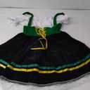 Oktoberfest Outfits Women Oktoberfest Costumes Sexy Dirndl Dresses for Halloween German Bavarian (Small, Turquoise)