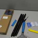 KeFanta Floor Scraper Heavy Duty, 4" Wide Razor Blade Scraper Tool with 45.7" Long Handle, 10PCS Extra Metal Blades, Scraper for Cleaning Glass Wall Gum Paint Tile Glue Linoleum Sturdy Durable