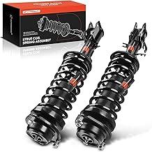 Front Pair (2) Complete Strut & Coil Spring Assembly Compatible with Kia Rio 2002 2003 2004 2005, Driver and Passenger Side