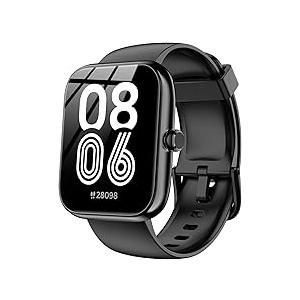 Smart Watch with Alexa & Bluetooth Calls, 1.83" HD Fitness Tracker for Men Women, IP68 Waterproof, 120+ Workout Modes, 24/7 Heart Rate/Sleep Tracking, iOS Android Phones Compatible (Black)