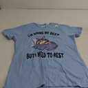 Wolf Official Sleepshirt Pajamas Nightgown T-Shirt Blue L