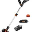 WORX Cordless String Trimmer & Lawn Edger, 12'' Electric Weed Wacker with Command Feed, 20V Weed Eater with 5.5 LBS, Battery & Charger Included, WG163.8