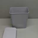 Smart Touchless Bathroom Trash Can 2.2 Gallon Automatic Motion Sensor Rubbish Can with Lid Electric Narrow Small Garbage Bin for Kitchen, Office, Toilet, Bedroom (Grey)