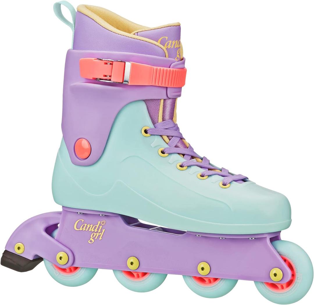 Candi GRL South Beach Molded Inline Skates by Roller Derby Elite (M09/W10, Miami Nice)