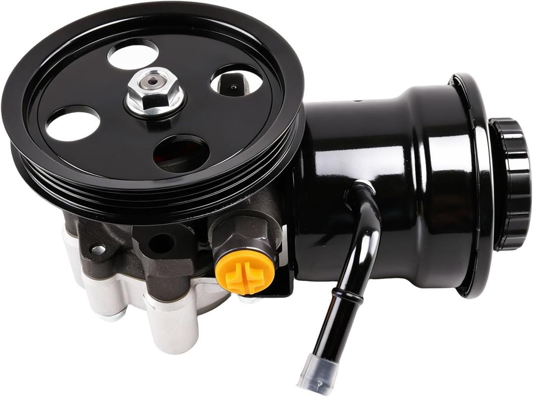 Power Steering Pump w/Pulley & Reservoir for 1996-2000 Toyota 4Runner 2.7L, 1996-2001 Tacoma 2.4L/2.7L - Replaces 44320-35630, 44320-35480, 44320-60260, 4432000403, 21-5228