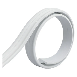 1PC 1M/39.37inch Flexible Bendable Ribbon Rope Panel Moulding Door line Mirror Frame Trim Home Decor Living Room Bedroom(White)