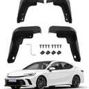 KAHCOP Mud Flaps Splash Guards Front & Rear 4 Piece Kit for 2025 Toyota Camry Hybrid SE/ XSE XV80, Durable ABS Mudguards