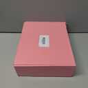 Esmorah Baby Gift Set, Baby Shower Gifts, Monthly Baby Milestone Signs & Baby Clothes Dividers Organizer(21 pcs), Hello World Sign - Unique Newborn Gifts for Boys and Girls (Pink)