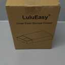 2 Pack Under Desk Drawer Self-Adhesive Desktop Storage Organizer, Hidden Attachable Slide Out Desk Drawer, Under Table Tray for Pencil Pen Stationery Office Organization, White (2pcs-Upgrade, White)