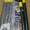 Lawn Leveling Rake - Heavy Duty 17"x10" Stainless Steel Leveler Plate,Reinforced Welds,28-60" Adjustable, Anti Flipping Smooth Edge,for Soil, Dirt,Ground,Backyard Top Dressing,Landscaping