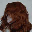 Berry Red Short Wavy Wig for Women Lace Hairline Bob Style Synthetic Heat Resistant - Natural Appearance for Everyday Hairstyle 14 Inch