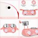 Outamateur Chocolate Melting Pot Electric Chocolate Fondue Mini Fondue Candy Maker with Double Melting Pot for Milk Chocolate,Cheese,Butter,Candy