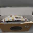 Blissful Diary Baby Play Gym Mat, Tummy Time Activity Mat with 6 Detachable Toys for Stage-Based Sensory & Motor Skill Development, Easy to Install & Clean, Baby Essentials Gift, Sandy Beige