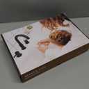 FGKQ Bathroom Faucet for Sink 3 Hole Brushed Glod, Bathroom Sink Faucet with Pop Up Drain, 8 Inch Widespread Vanity 3 Hole, 360 Swivel Two Handle with Supply Lines (1-Gold)