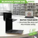 Magnetic Laptop Privacy Screen 16 inch for 16:10 Computer Monitor, Removable Anti-Glare Screen Privacy Shield, Screen Filter and Protector for Laptop (13 9/16"  8 1/2"), Fits (WUXGA 19201200)