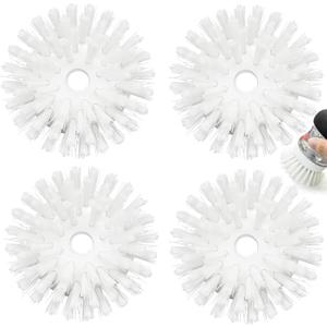 Palm Brush Refills for OXO Soap Dispensing Dish Brush - 4 Pack Cleaning Replacement Brush Head for OXO Palm Brush(White)