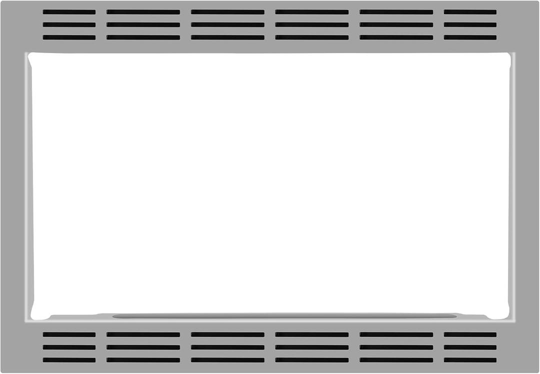 NN-TK932SS 30-inch Microwave Trim Kit Compatible with Panasonic Microwave Ovens, for 2.2 Cu Ft Microwave Oven, Built-in Stainless Steel 30" Microwave Trim Kit for NN-SE9-S, NN-SD9-S, NN-SN9-S,NN-ST9-S