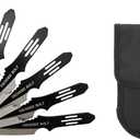 5.5" 6 Pcs Thunder Bolt Throwing Knife Set