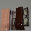 Madison Avenue 2 Pack Classic Blue Light Blocking Reading Glasses for Women, Vintage Anti Glare/Eyestrain Computer Readers Demi/Purple +2.5