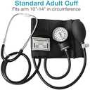 HealthSmart Manual Blood Pressure Monitor, Self Taking Blood Pressure Kit, With Standard Cuff Size 1 (ADULT)